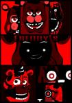 anthro eyebrows group looking_at_viewer machine male nightmare_fuel open_mouth red_eyes teeth text shu_20625 five_nights_at_freddy's five_nights_at_freddy's_2 five_nights_at_freddy's_3 five_nights_at_freddy's_4 scottgames sister_location freddy_(fnaf) funtime_freddy_(fnafsl) nightmare_(fnaf) nightmare_freddy_(fnaf) phantom_freddy_(fnaf) toy_freddy_(fnaf) withered_freddy_(fnaf) animatronic bear mammal robot 2017 english_text hi_res