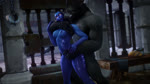 ambiguous_penetration anthro anthro_penetrating anthro_penetrating_humanoid black_body black_fur blue_body blue_skin bouncing_breasts breasts butt dominant dominant_male duo face_lick female female_penetrated from_behind_position fur grey_body grey_fur growling humanoid_on_anthro humanoid_penetrated humanoid_pointy_ears licking male male/female male_penetrating male_penetrating_female moan nipples penetration plap_(sound) prison_cell sex size_difference standing standing_sex submissive submissive_female tattoo three-quarter_view thrusting tongue tongue_out yellow_eyes noname55 blizzard_entertainment warcraft canid elf humanoid mammal nightborne were werecanid worgen 16:9 2024 3d_(artwork) 3d_animation animated digital_media_(artwork) hi_res high_framerate loop short_playtime sound source_filmmaker_(artwork) webm widescreen