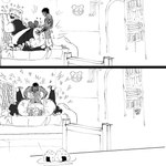 anal anal_penetration anthro anthro_penetrated anvil_position belly clothed clothing crossdressing duo food from_front_position human_on_anthro human_penetrating human_penetrating_anthro interspecies larger_male larger_penetrated legs_up looking_pleasured maid_uniform male male/male male_penetrated male_penetrating male_penetrating_male morbidly_obese morbidly_obese_anthro morbidly_obese_male multiple_positions obese obese_anthro obese_male onigiri overweight overweight_anthro overweight_male penetration penile penile_penetration penis_in_ass rice sex size_difference small_dom_big_sub smaller_male uniform nekokat42 one_piece bepo_(one_piece) trafalgar_law bear human mammal polar_bear ursine 1:1 hi_res monochrome
