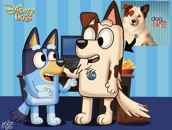 aged_up anthro chest_tuft computer detailed_background dialogue duo electronics eye_contact female floppy_ears fluffy fluffy_tail food fries fur furniture happy inside laptop looking_at_another male markings multicolored_body multicolored_fur name_tag open_mouth paws pivoted_ears spots spotted_body standing suitcase table tail tail_tuft talking_to_another text tuft tufted_fur yingcartoonman bluey_(series) disney dog_with_a_blog bluey_heeler stan_(dog_with_a_blog) australian_cattle_dog canid canine canis cattledog domestic_dog herding_dog mammal pastoral_dog 2021 detailed digital_media_(artwork) english_text signature