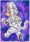 astronaut astronaut_suit domestic_cat drst felid feline felis great_mother_(setting) hi_res mammal meowl_pawstrong_(starfoth) okineko space spacesuit