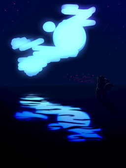 abstract_art anthro atmospheric female gun ranged_weapon solo suicide vent_art weapon conditional_dnp skoon nintendo pokemon cookie_(skoon) eevee generation_1_pokemon generation_7_pokemon hybrid lycanroc midnight_lycanroc pokemon_(species) 2025 3:4 absurd_res hi_res trans_(lore) trans_woman_(lore)