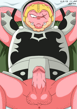 anthro anus armor balls erection genitals kemono male penis pink_body scar solo lara third-party_edit dragon_quest dragon_quest:_the_adventure_of_dai square_enix crocodine crocodile crocodilian reptile scalie 2015 censor_removal_edit