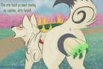 ahegao animal_genitalia animal_pussy anus blush bodily_fluids butt canine_genitalia canine_pussy cherry_blossom dialogue drooling female feral fire flower food food_fetish food_insertion food_play fur fur_markings genitals grass improvised_dildo improvised_sex_toy large_penetration looking_pleasured markings multiple_penetration multiple_vaginal object_in_pussy penetration plant prunus_(flower) pussy saliva saliva_string solo stretched_pussy text tongue tongue_out tree vaginal vaginal_penetration white_body white_fur yellow_eyes ghostyxtoasty capcom okami_(capcom) amaterasu_(okami) canid canine canis mammal wolf 3:2 absurd_res english_text hi_res