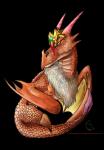 ambiguous_gender blue_eyes crown detailed_scales feral headgear membrane_(anatomy) membranous_wings neck_tuft red_body red_scales scales scar simple_background solo tail transparent_background tuft wings celestiadragonknight european_mythology kirby_(series) mythology nintendo landia master_crown dragon mythological_creature mythological_scalie scalie western_dragon wyvern absurd_res alpha_channel detailed digital_media_(artwork) hi_res mixed_media traditional_media_(artwork)