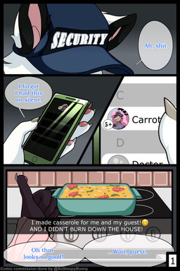 anthro bodily_fluids cucked_over_the_phone cuckold cuckolding_wife cum cum_inside dialogue faceless_character faceless_male female genital_fluids group male male/female text texting trio sosleepybunny_(artist) canid canine canis lagomorph leporid mammal rabbit wolf 2:3 absurd_res comic digital_media_(artwork) english_text hi_res
