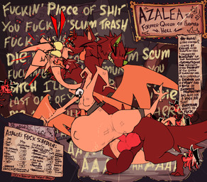 3_heads angry animal_genitalia animal_penis anthro anthro_on_feral anthro_penetrated balls being_watched belly bestiality big_belly blush canine_genitalia canine_penis duo erection female female_penetrated feral feral_penetrating feral_penetrating_anthro forced genitals huge_belly interspecies knot knotted_penis large_penetration looking_at_another male male/female male_penetrating male_penetrating_female multi_head orange_body penetration penile penile_penetration penis penis_in_vagina profanity rape saggy_balls sex shaking_fist tail teeth text tongue vaginal vaginal_penetration roksim european_mythology greek_mythology mythology azalea_(satina) canid canid_demon canine cerberus demon hellhound imp mammal mythological_canine mythological_creature animated english_text hi_res