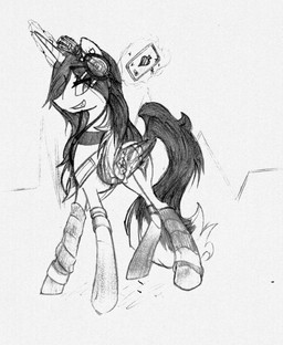 ace_of_spades card electronics female feral hair headphones horn horn_magic levitating_object long_hair magic playing_card portable_music_player quadruped scan simple_background solo spades_(suit) standing suit_symbol tail makoroll apple_inc. hasbro ipod my_little_pony mythology fan_character meadow_(character) equid equine mammal mythological_creature mythological_equine unicorn digital_drawing_(artwork) digital_media_(artwork) greyscale hi_res monochrome sketch