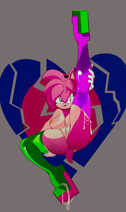anthro bodily_fluids boots breasts butt clothed clothing cum cum_in_clothing cum_on_clothing cum_on_face female footwear genital_fluids genitals legwear looking_at_viewer mind_break partially_clothed platform_boots platform_footwear presenting raised_leg shoes solo spread_legs spreading thigh_boots thigh_highs silencioart sega sonic_the_hedgehog_(series) amy_rose eulipotyphlan hedgehog mammal absurd_res hi_res tagme