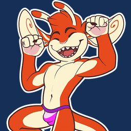 5_fingers antennae_(anatomy) anthro athletic athletic_anthro athletic_male biped black_claws cheering claws clothed clothing dipstick_antennae eyebrows eyes_closed finger_claws fingers front_view fur happy jockstrap jockstrap_only male multicolored_antennae navel orange_body orange_fur outline pawpads pink_nose pink_pawpads pink_tongue purple_clothing purple_jockstrap purple_underwear simple_background solo tongue topless topless_anthro topless_male transparent_background underwear underwear_only white_body white_fur white_outline shiuk disney lilo_and_stitch fan_character ferlo alien experiment_(lilo_and_stitch) 1:1 alpha_channel digital_drawing_(artwork) digital_media_(artwork) flat_colors