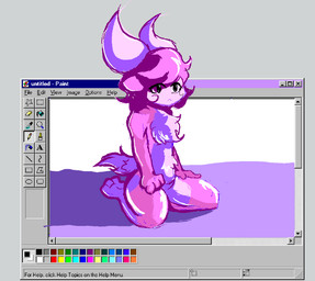 anthro femboy male pink_body silly simple_background sitting solo text thick_thighs shiziv arthropod insect lepidopteran moth digital_media_(artwork) english_text microsoft_paint_(artwork)