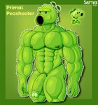 abs anthro balls big_penis body_hair dot_eyes fur genitals glans green_body green_fur humanoid_genitalia humanoid_penis male muscular muscular_anthro muscular_humanoid muscular_male navel nipples pecs penis plant pubes reference_image simple_background solo vein veiny_penis sartex electronic_arts plants_vs._zombies popcap_games elemental_creature elemental_humanoid flora_fauna humanoid plant_humanoid primal_peashooter 2024 absurd_res hi_res signature