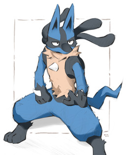 3_toes 4_fingers anthro biped black_body black_fur blue_body blue_fur chest_spike claws digitigrade feet finger_claws fingers front_view fur grey_background hand_spike male mouth_closed multicolored_body multicolored_fur narrowed_eyes nude nude_anthro nude_male pose simple_background snout solo spikes spikes_(anatomy) tail tan_body tan_fur text toes white_claws white_spikes kuromonsart nintendo pokemon generation_4_pokemon lucario pokemon_(species) 2026 artist_name colored dated digital_drawing_(artwork) digital_media_(artwork) english_text full-length_portrait hi_res portrait