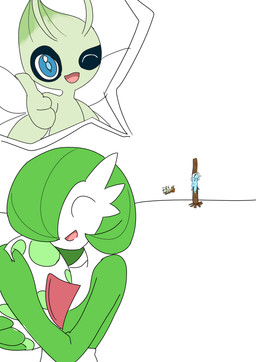 ambiguous_gender blue_body bound burning chest_spike cuddling duo egg eyes_closed female feral fire gesture green_body green_skin hand_gesture happy imminent_death insect_wings pseudo_hair simple_background solo spikes spikes_(anatomy) stake thumbs_up time_paradox time_travel time_traveler toony torch white_background white_body white_skin wings amendi616 nintendo pokemon celebi eeveelution fairy gardevoir generation_1_pokemon generation_2_pokemon generation_3_pokemon humanoid legendary_pokemon pokemon_(species) vaporeon absurd_res headshot_portrait hi_res portrait