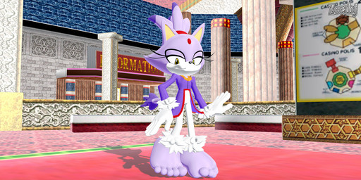 5_toes anthro barefoot barefooter big_feet clothed clothing feet female foot_focus humanoid_feet outside plantigrade pose purple_body soles solo standing thick_feet toes wide_feet zeeahj sega sonic_the_hedgehog_(series) blaze_the_cat domestic_cat felid feline felis mammal 2:1 3d_(artwork) digital_media_(artwork) hi_res