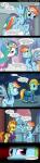 2016 absurd_res blue_body blue_fur clothing comic crown cutie_mark deusexequus english_text equid equine eye_contact feathered_wings feathers female feral friendship_is_magic fur group hair hasbro headgear hi_res horn inside jewelry lightning_dust_(mlp) locker long_image looking_at_another mammal multicolored_hair multicolored_tail my_little_pony mythological_creature mythological_equine mythology necklace pegasus princess_celestia_(mlp) rainbow_dash_(mlp) rainbow_hair rainbow_tail seductive spread_wings stormy_flare_(mlp) tail tall_image text uniform window wing_boner winged_unicorn wings