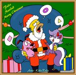 accessory bow_(feature) bow_accessory bow_ribbon female fur group hair hair_accessory hair_bow hair_ribbon holidays male male/female pink_body pink_fur purple_body purple_fur purple_hair ribbons yellow_body yellow_skin kikerodz 20th_century_fox cartoon_network christmas courage_the_cowardly_dog gracie_films the_simpsons tiny_toon_adventures warner_brothers courage_the_cowardly_dog_(character) fifi_la_fume homer_simpson beagle canid canine canis domestic_dog human hunting_dog mammal mephitid scent_hound skunk toy_dog crossover