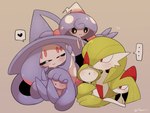 blush female group heart_symbol red_eyes smile pheromosa1111 nintendo pokemon gardevoir generation_3_pokemon generation_7_pokemon generation_8_pokemon hatenna hatterene hattrem humanoid kirlia pokemon_(species) ralts ultra_beast 2021