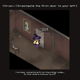 animated_webp anthro clothing creaking female hat haunted_house headgear headwear holidays solo sound_effects text witch_costume witch_hat corruptedcryptid halloween nintendo pokemon penny_(corruptedcryptid) generation_4_pokemon lopunny pokemon_(species) 1:1 animated english_text hi_res trans_(lore) trans_woman_(lore)