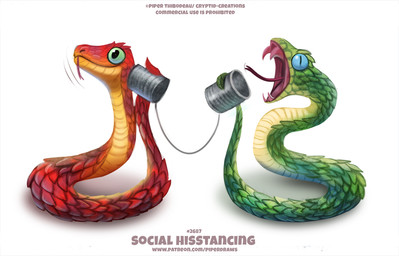 ambiguous_gender angry blue_eyes can container duo feral forked_tongue green_body green_eyes green_scales humor nodding nodding_head open_mouth pun pupils red_body red_scales scales simple_background slit_pupils smile string tan_body tan_scales text tongue tongue_out visual_pun white_background yelling piper_thibodeau covid-19_pandemic reptile scalie snake digital_media_(artwork) digital_painting_(artwork) english_text painting_(artwork) url
