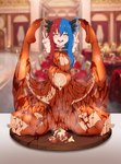 4_missing_limbs ahegao amputee anus banquet big_breasts blood blue_eyes blue_hair blush bodily_fluids bone breasts buffet butt cannibalism cooked cooked_food cooking cooking_with_furs cooking_with_humanoids curling_toes death disability dismemberment eyes_closed feet female fire food fruit garnish genitals gore gore_focus hair horn humiliation impalement inside lactating long_hair looking_pleasured milk multicolored_hair nipples nude open_mouth orange_eyes ovaries plant presenting pussy red_hair sauce scoring_lines smile solo steam steaming steaming_ass steaming_body steaming_pussy thick_thighs toes tongue tongue_out two_tone_hair uterus wounded anonymous_artist mythology fan_character animal_humanoid dragon dragon_humanoid horned_humanoid humanoid mammal mythological_creature mythological_scalie scalie absurd_res hi_res