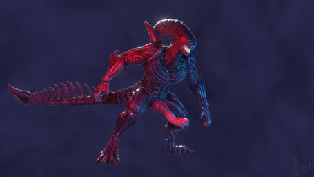 animal_genitalia anthro big_penis blade bodily_fluids claws drooling erection excessive_drooling genital_slit genitals glistening glistening_body knot long_penis long_tail male muscular muscular_anthro muscular_male open_mouth penis prehensile_penis purple_background purple_body saliva sharp_teeth simple_background solo standing tail tail_blade teeth unusual_anatomy unusual_genitalia unusual_penis weapon_tail snekkuu chocoscorner_(modeler) alien_(franchise) snakehead404 alien xenomorph 16:9 2021 3d_(artwork) 3d_animation animated digital_media_(artwork) hi_res high_framerate loop no_sound short_playtime video widescreen