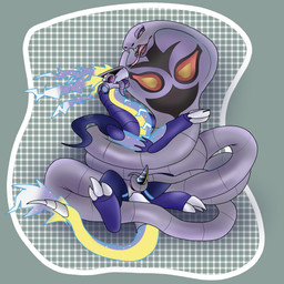 coiling coiling_around_body coiling_around_penis duo eye_contact feral feral_on_feral hypnosis hypnotic_eyes looking_at_another male mind_control spiral spiral_eyes submissive submissive_male tongue tongue_out caine_latrans_(artist) nintendo pokemon arbok future_pokemon generation_1_pokemon generation_9_pokemon legendary_pokemon low-power_mode_miraidon miraidon paradox_pokemon pokemon_(species) 1:1 absurd_res hi_res