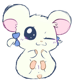 accessory anus big_eyes big_pupils black_eyes blue_bow bow_ribbon chibi closed_smile feet female feral fur genitals hair_accessory hair_bow hair_ribbon legs_up looking_at_viewer mouth_closed one_eye_closed pink_feet pink_hands pink_inner_ear pink_nose pink_tail pupils ribbons simple_background small_tail smile solo tail vulva white_background white_body white_ears white_fur wink winking_at_viewer myrotiggy hamtaro_(series) bijou_(hamtaro) cricetid hamster mammal rodent 2021 colored digital_drawing_(artwork) digital_media_(artwork)