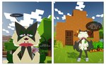ambiguous_gender anthro birch_tree butt choice_band clothing cloud dialogue fangs footwear fur grass green_body green_fur green_hair hair open_mouth pawpads pink_eyes plant shoes sky snow solo speech_bubble tail teeth text tongue torch tree razgrizdl microsoft minecraft mojang nintendo pokemon xbox_game_studios rose_(razgrizdl) felid feline generation_9_pokemon mammal meowscarada pokemon_(species) 2025 comic english_text hi_res signature female_(lore)