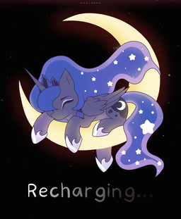 anthro blue_body blue_hair blue_tail crescent_moon crown ethereal_hair ethereal_tail eyes_closed female female_feral feral hair headgear horn jewelry moon necklace quadruped sleeping solo tail tiara wings nnalyart friendship_is_magic hasbro my_little_pony mythology princess_luna_(mlp) equid equine mammal mythological_creature mythological_equine winged_unicorn absurd_res hi_res