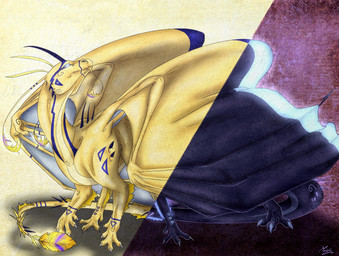 claws contrast feral membrane_(anatomy) membranous_wings scales simple_background solo spines split_screen standing tail wings mistyrdis european_mythology mythology dragon mythological_creature mythological_scalie scalie western_dragon 2018 digital_media_(artwork) hi_res