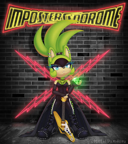 5_fingers anthro blue_eyes clothed clothing ear_piercing electric_guitar eyelashes female fingers guitar looking_at_viewer musical_instrument piercing plucked_string_instrument solo string_instrument text metalpandora idw_publishing sega sonic_the_hedgehog_(comics) sonic_the_hedgehog_(idw) sonic_the_hedgehog_(series) surge_the_tenrec afrosoricid mammal tenrec 2022 digital_media_(artwork) english_text hi_res signature