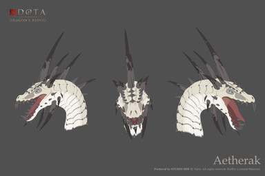 black_fangs black_horn black_teeth blue_eyes copyright_symbol countershade_neck countershade_scales countershading exposed_teeth fangs feral glistening glistening_eyes head_spikes horn male male_feral multi_horn multiple_angles open_mouth pupils red_tongue scales slim_feral slim_male slit_pupils snout solo spikes spikes_(anatomy) symbol tapering_tongue teeth text tongue white_body white_scales geun_tae_park dota dota_dragon's_blood mythology netflix valve valve_corporation aetherak deity dragon eldwurm_(dragon's_blood) mythological_creature mythological_scalie scalie 2021 3d_(artwork) absurd_res cel_shading character_name concept_art copyright_name digital_media_(artwork) english_description english_text headshot_portrait hi_res korean_description multiple_images official_art portrait shaded