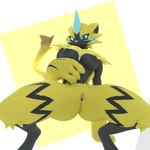 anthro anus areola black_areola black_body black_nipples breasts female genitals looking_at_viewer multicolored_body nipples nude pose pussy simple_background solo spread_legs spread_pussy spreading tail one_01 nintendo pokemon warfare_machine warfare_zeraora felid feline generation_7_pokemon legendary_pokemon mammal pokemon_(species) zeraora 1:1 3d_(artwork) absurd_res blender_(artwork) digital_media_(artwork) hi_res