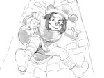 anthro bag boots chimney christmas_clothing christmas_headwear climbing clothed clothing female footwear fur hair hat headgear headwear holidays in_chimney loli low-angle_view nervous panties santa_hat shoes solo underwear upskirt young young_anthro young_female smekbo blizzard_entertainment christmas warcraft li_li_stormstout bear mammal pandaren monochrome