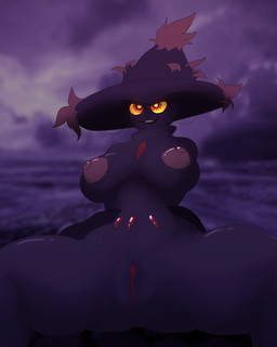 anus areola big_breasts big_butt breasts butt female genitals humanoid_genitalia nipples nude open_mouth pink_areola pink_nipples red_vulva solo thick_thighs vulva sheppy_bastard nintendo pokemon generation_4_pokemon generation_5_pokemon ghost humanoid mammal mismagius pokemon_(species) spirit 4:5 digital_media_(artwork) hi_res