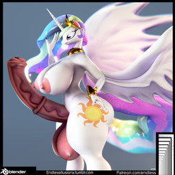animal_genitalia animal_penis anthro anthrofied balls big_breasts breasts crossgender equine_genitalia equine_penis erection feathered_wings feathers ftg_crossgender fti_crossgender genitals gynomorph horn hyper intersex mature_anthro mature_gynomorph mature_intersex nipples nude penis princess royalty solo text white_body white_feathers wings endless_(artist) friendship_is_magic hasbro my_little_pony mythology princess_celestia_(mlp) equid equine mammal mythological_creature mythological_equine winged_unicorn 1:1 3d_(artwork) digital_media_(artwork) hi_res url