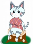 2014 animal_crossing big_breasts blush breasts cat clothed clothing crockwad feline female huge_breasts lolly_(animal_crossing) mammal nintendo solo stump tight_shirt video_games
Rating: Safe
Score: 0
User: CrockWad
Date: April 17, 2014