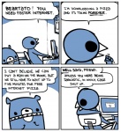 ambiguous_gender anthro beak computer dialogue duo electronics humor internet speech_bubble text what nedroid beartato reginald_(nedroid) avian bear bird mammal 2009 comic english_text