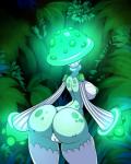 anus areola big_butt bioluminescence breasts butt faceless female fungus genitals glowing glowing_fungus glowing_mushroom green_anus green_nipples mushroom mushroom_cap nipples not_furry pussy solo white_pussy lonbluewolf elemental_creature elemental_humanoid fungi_fauna fungi_humanoid humanoid mushroom_humanoid 2018 4:5 hi_res