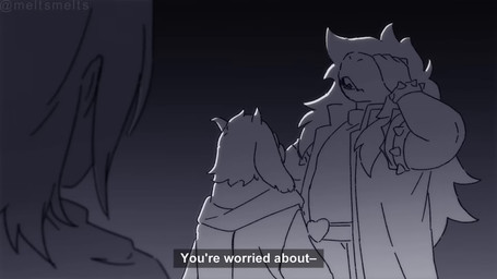 anthro blood bodily_fluids eyewear female freckles glasses group hair hug male red_eyes scarf smile text meltsmelts deltarune undertale_(series) kris_dreemurr lancer_(deltarune) ralsei susie_(deltarune) darkner human mammal scalie 16:9 2025 2d_animation animated frame_by_frame hi_res long_playtime sound subtitled widescreen