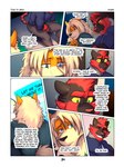 2023 3:4 absurd_res anthro anthrofied arcanine big_muscles bodily_fluids bottomwear cellphone claws clothed clothing comic crossed_arms dialogue duo dylan_(zourik) electronics english_text eyebrows eyes_closed frown fur generation_1_pokemon generation_7_pokemon hair hi_res incineroar leo_(zourik) lol_comments male mane motion_lines multiple_scenes muscular muscular_anthro muscular_male narrowed_eyes nintendo outside pants phone pokemon pokemon_(species) screen shirt sitting smartphone smile standing sweat text texting topwear tuft zourik