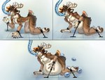 anthro belly belly_expansion belly_inflation big_belly bound deer egg egg_through eggnant expansion hi_res inflation male mammal open_mouth oviposition ovipositor penetration pregnant pregnant_anthro pregnant_male progression rapid_pregnancy sequence solo swallowing tentacle_ovipositor tentacles ulvbecker