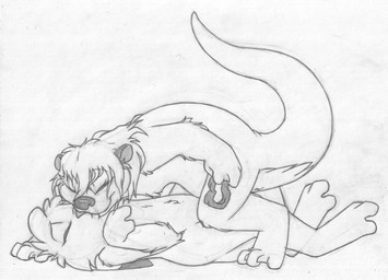 accessory anthro barefoot digitigrade duo eyes_closed feet female female_on_top hair_accessory hairband kiss_on_lips kissing lying male male/female male_on_bottom nude on_back on_bottom on_top side_view straddling young young_anthro mizzyam jake_cottontail katie_kirster lagomorph leporid mammal mustelid otter rabbit graphite_(artwork) greyscale hi_res monochrome traditional_media_(artwork)