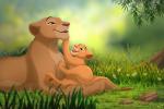 2019 age_difference cuddling daughter_(lore) detailed_background disney duo felid female feral fur good_parenting grass half-closed_eyes lion looking_at_another lying mammal mother_(lore) mother_and_child_(lore) mother_and_daughter_(lore) nala_(the_lion_king) narrowed_eyes older_female on_model open_mouth open_smile pantherine parent_(lore) parent_and_child_(lore) parent_and_daughter_(lore) pawpads plant reallynxgirl sarafina_(the_lion_king) size_difference smile the_lion_king toony young young_feral