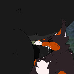 animal_genitalia animal_penis anthro anthro_on_feral anthro_penetrated bestiality big_penis black_body black_fur bodily_fluids calico_pattern cum cum_in_mouth cum_inside drinking drinking_cum duo equine_genitalia equine_penis feet feral feral_penetrating feral_penetrating_anthro foot_on_back fur genital_fluids genitals leaking_cum male male/male oral oral_penetration pawpads penetration penis sex swallowing anonymous_artist warriors_(book_series) hollyleaf_(warriors) sol_(warriors) domestic_cat equid equine felid feline felis horse mammal 1:1 absurd_res hi_res