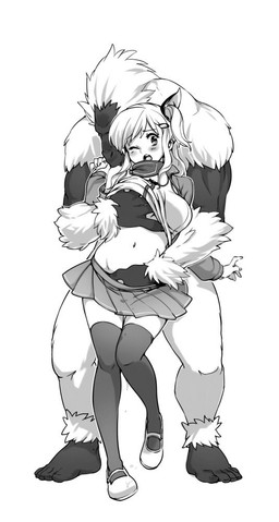 absolute_territory anthro blush bodily_fluids bottomwear breast_grab breasts clothed clothing clothing_lift dominant dominant_male dripping duo female fingering footwear genital_fluids grabbing_from_behind grope hand_on_breast human_on_anthro interspecies legwear male male/female muscular muscular_male one_eye_closed open_mouth reach_around shirt shirt_lift shoes skirt stockings submissive submissive_female thigh_highs topwear vaginal_fluids requiemdusk alps_and_the_dangerous_forest haplorhine human mammal monkey primate monochrome