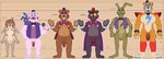 anthro biped canon_x_oc female group male size_difference itsjustapixel3 five_nights_at_freddy's five_nights_at_freddy's:_security_breach five_nights_at_freddy's_3 freddy_fazbear's_pizzeria_simulator scottgames sister_location steel_wool_studios fan_character funtime_freddy_(fnafsl) glamrock_freddy lefty_(fnaf) puppet_bonnie_(fnafsl) rockstar_freddy_(fnaf) springtrap_(fnaf) bear lagomorph leporid mammal rabbit absurd_res hi_res model_sheet