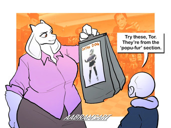 2_horns 4_fingers anthro big_ears bone claws clothing collared_shirt costume dialogue duo eyelashes female finger_claws fingers floppy_ears fur halloween_costume holidays horn long_ears male mature_anthro mature_female orange_eyes photo_background shirt skeleton snout text topwear white_body white_fur aabramsart halloween hellaverse helluva_boss undertale undertale_(series) loona_(helluva_boss) sans_(undertale) toriel animated_skeleton boss_monster_(undertale) bovid caprine goat humanoid mammal undead 2025 digital_drawing_(artwork) digital_media_(artwork) english_text photography_(artwork)