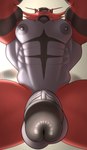 abs absurd_res anthro balls big_balls big_muscles big_pecs big_penis felid foreshortening fur generation_7_pokemon genitals grey_body grey_fur hi_res huge_muscles huge_penis humanoid_genitalia humanoid_penis incineroar male mammal muscular nintendo nude obliques pecs penis pokemon pokemon_(species) presenting presenting_penis red_body red_fur solard0gg0 solo urethra vein veiny_penis